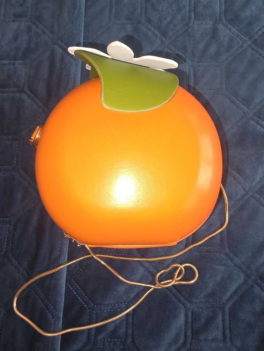 Milata Novelty Orange Shaped Crossbody Clutch Purse - Picture 10 of 11